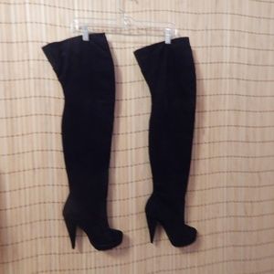 Sexy  Charlotte Russe Thigh Boots - size 6